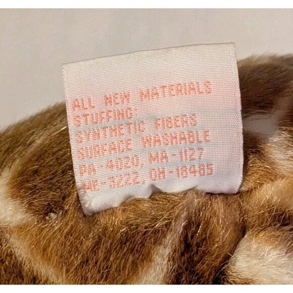 Mango Teddy Bear Plush Giraffe Bag Wild Game Pals Zippered Co Big Stuffed Animal - Picture 12 of 16